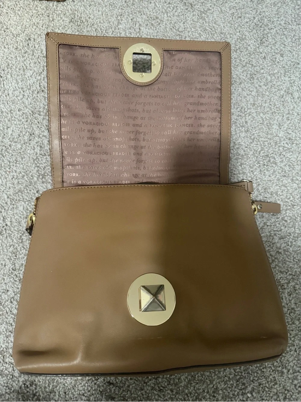 kate spade structured leather